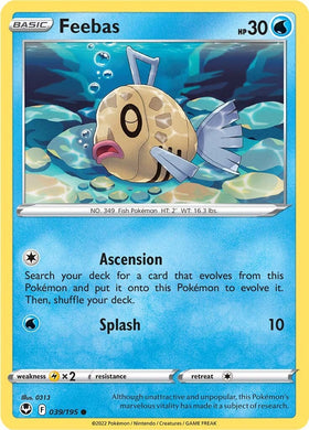 Feebas (039/195) [Espada y escudo: Tempestad de plata] 