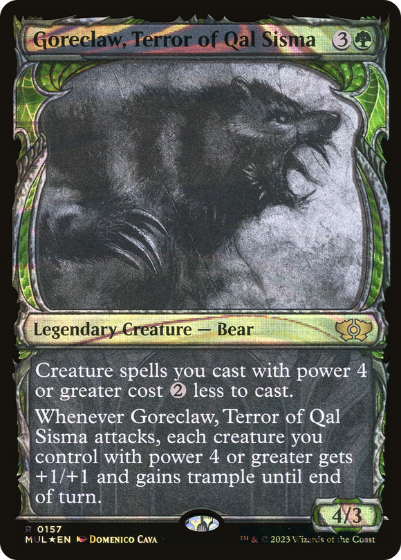 Goreclaw, el terror de Qal Sisma (lámina de Halo) [Multiverse Legends] 