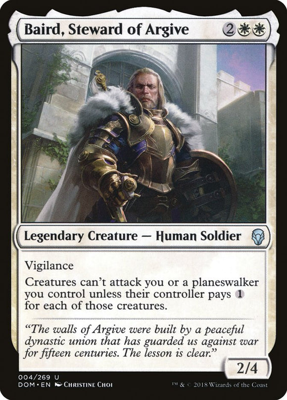 Baird, mayordomo de Argiva [Dominaria] 