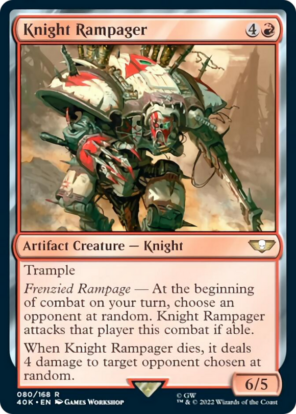 Caballero Rampager (reflectante de Surge) [Warhammer 40,000] 