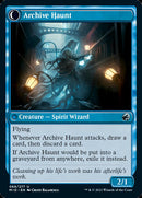 Overwhelmed Archivist // Archive Haunt [Innistrad: Midnight Hunt]-2