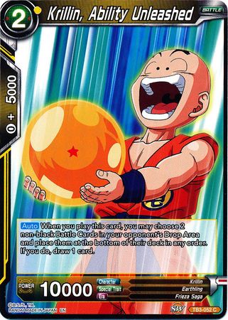 Krilin, habilidad desatada (TB3-052) [Choque de destinos] 