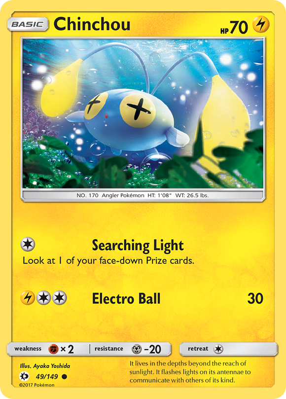 Chinchou (49/149) [Sol y Luna: Conjunto básico] 