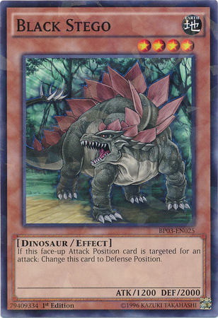 Estego negro [BP03-EN025] Shatterfoil Raro 