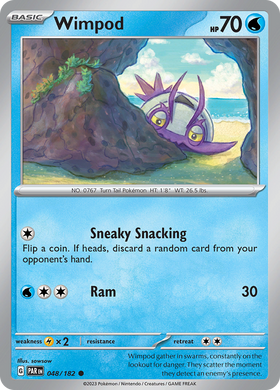 Wimpod (048/182) [Scarlet &amp; Violet: La grieta de la paradoja] 