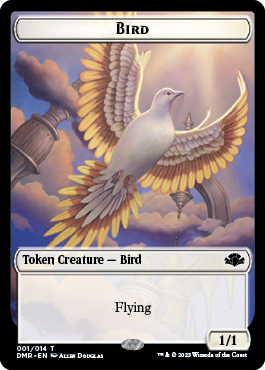 Zombie // Bird Double-Sided Token [Dominaria Remastered Tokens] - 0