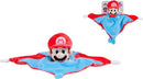 My Mario - Baby Security Blanket with Rattle 10"x10" Plush with Soft Mario Head for Infants-2