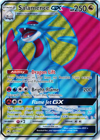 Salamence GX (SM139) (Tarjeta Jumbo) [Sun &amp; Moon: Black Star Promos] 