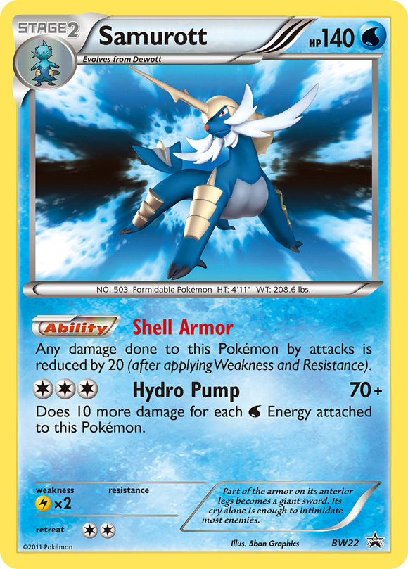 Samurott (BW22) [Blanco y negro: promociones de Black Star] 
