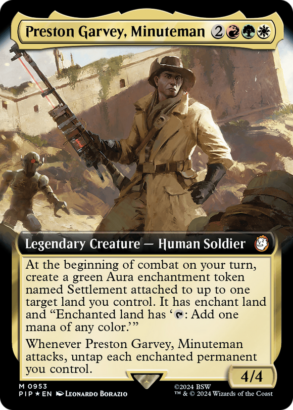 Preston Garvey, Minuteman (ilustración ampliada) (referencia de Surge) [Fallout] 