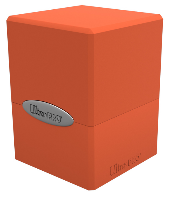 Ultra PRO: Cubo de satén - Naranja calabaza 