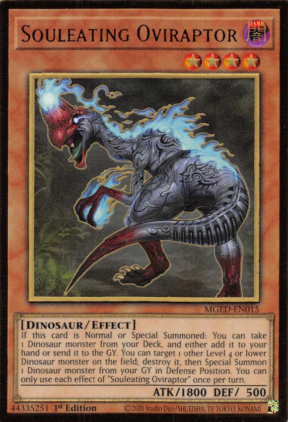 Oviraptor devorador de almas [MGED-EN015] Oro Raro 