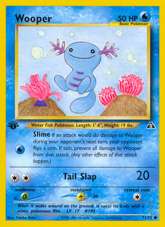 Wooper (71/75) [Neo Discovery 1.ª edición] 