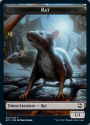 Rat // Zombie Double-Sided Token [Dungeons & Dragons: Adventures in the Forgotten Realms Commander Tokens]-1