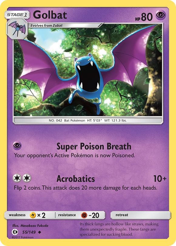 Golbat (55/149) [Sol y Luna: Conjunto básico] 