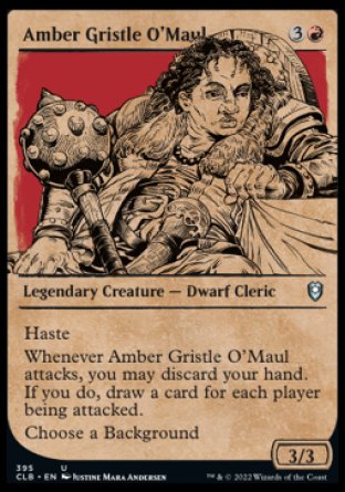 Amber Gristle O'Maul (Escaparate) [Commander Legends: Battle for Baldur's Gate] 