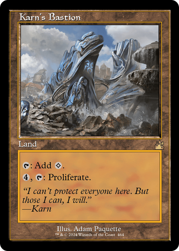 Bastión de Karn (Retro Frame) [Ravnica Remastered] 