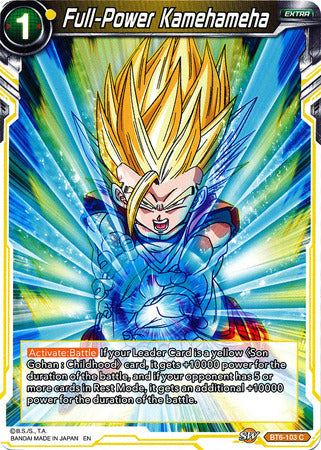 Kamehameha de máxima potencia (BT6-103) [Destroyer Kings] 