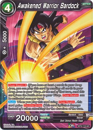 El guerrero despertado Bardock (BT3-110) [Mundos cruzados] 