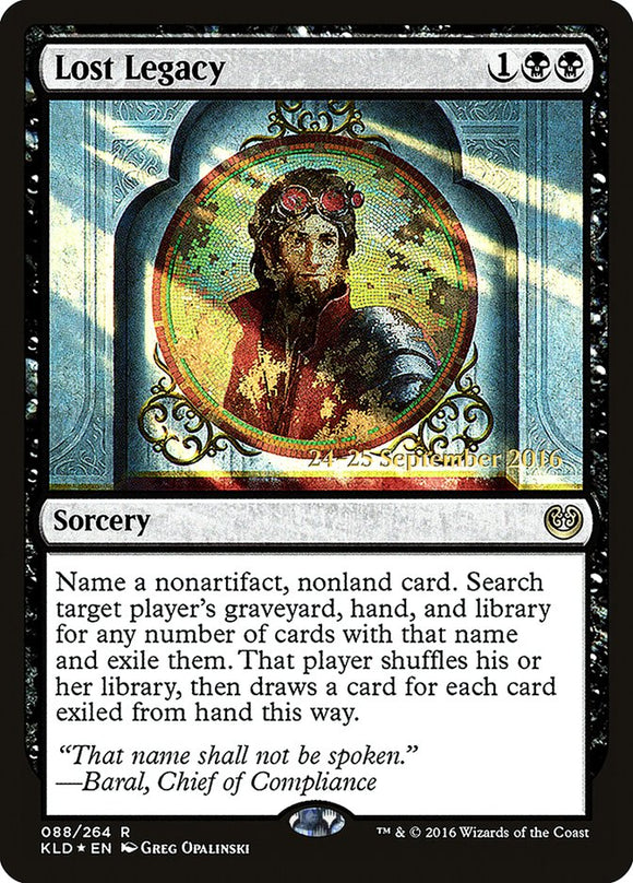Legado perdido [Promociones previas al lanzamiento de Kaladesh] 