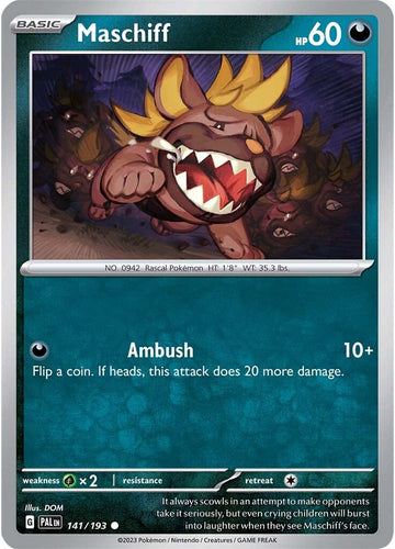 Maschiff (141/193) [Scarlet &amp; Violet: Paldea evolucionada] 