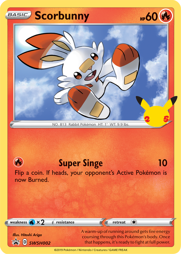 Scorbunny (SWSH002) [Paquete del primer compañero] 