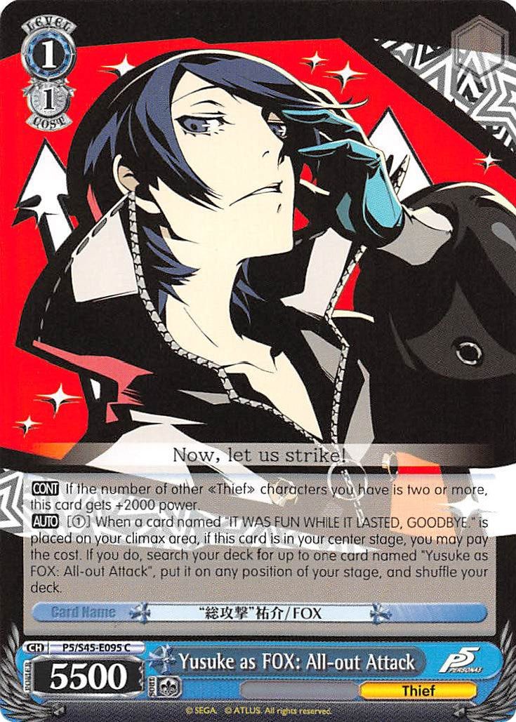 Yusuke como FOX: Ataque total (P5/T45-E095 C) [Persona 5] 