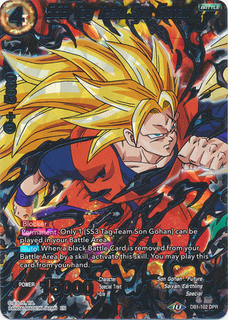 Equipo de etiqueta SS3 Son Gohan (DB1-102) [Dragon Brawl] 