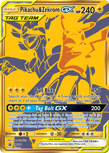 Pikachu y Zekrom GX (SM248) [Sol y Luna: promociones de Black Star] 