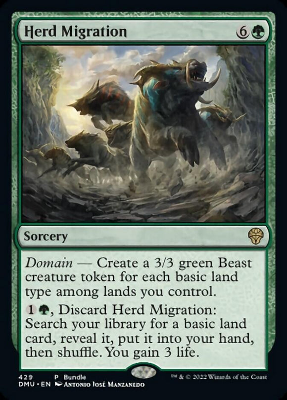 Migración en manada (paquete) [Dominaria unida] 