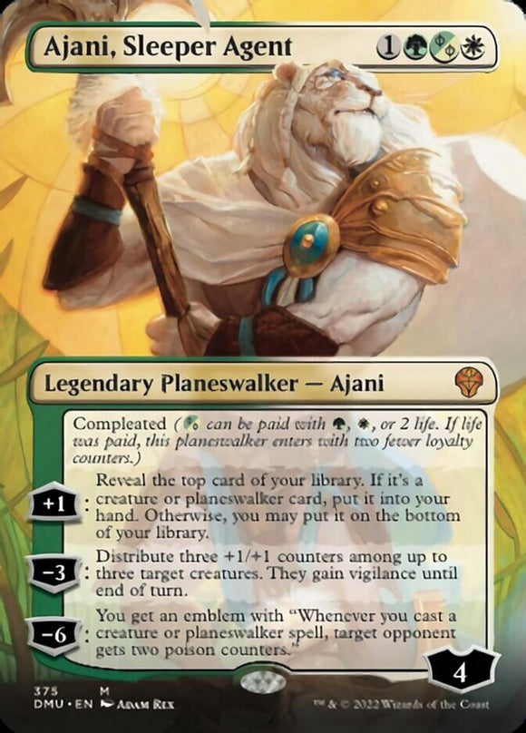 Ajani, agente durmiente (sin fronteras) (375) [Dominaria United] 