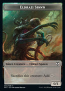 Eldrazi Spawn // Human Double-Sided Token [Streets of New Capenna Commander Tokens]-1