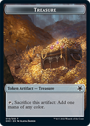 Zombie // Treasure Double-Sided Token [Game Night: Free-for-All Tokens]-2