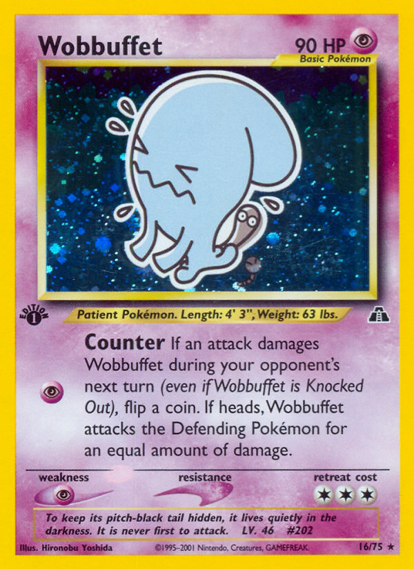 Wobbuffet (16/75) [Neo Discovery 1.ª edición] 