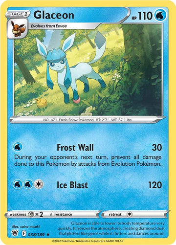 Glaceon (038/189) [Espada y escudo: resplandor astral] 
