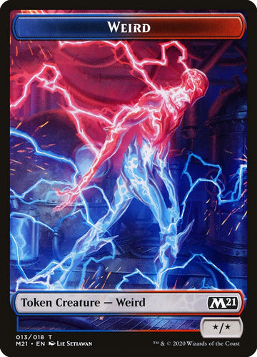 Dog // Weird Double-Sided Token [Core Set 2021 Tokens] - 0