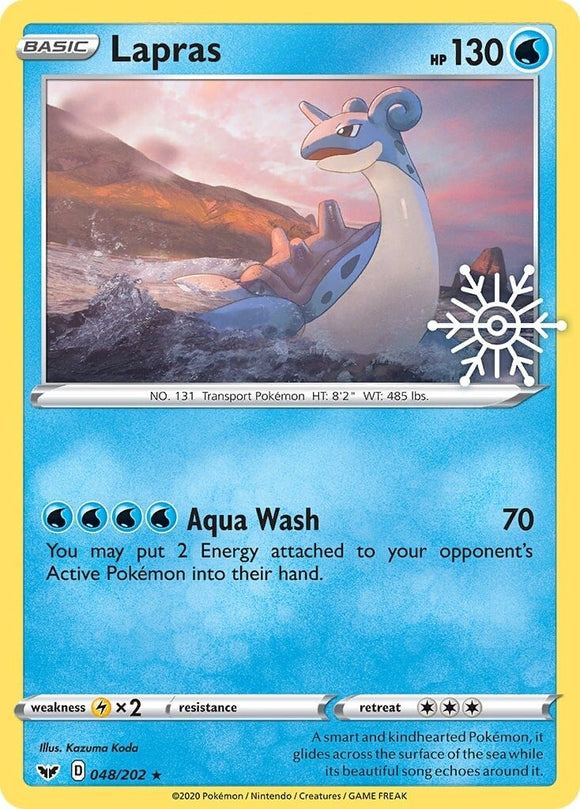 Lapras (048/202) (Calendario de festividades) [Espada y escudo: conjunto básico] 