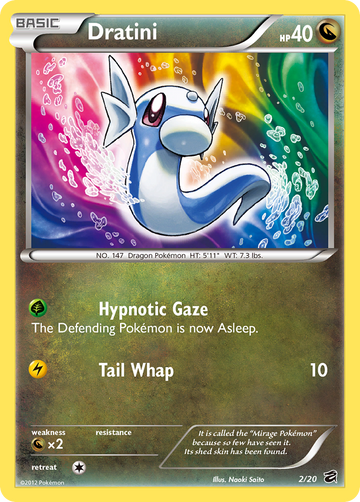 Dratini (2/20) [Blanco y negro: Dragon Vault] 