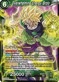 Broly de energía abrumadora (arte alternativo) (P-136) [Promociones de prelanzamiento de Asalto de los Saiyans] 