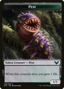 Pest (005) // Blood (017) Double-Sided Token [Challenger Decks 2022 Tokens]-1