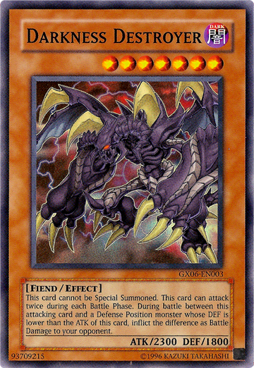 Destructor de la oscuridad [GX06-EN003] Súper raro 