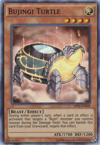 Tortuga Bujingi [AP05-EN009] Súper rara 