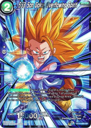 SS3 Son Goku, Espíritu desbordante (BT11-050) [Línea de sangre bermellón] 
