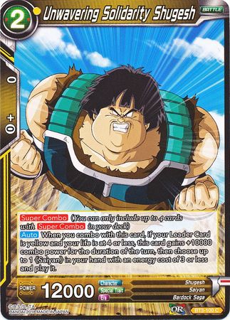 Shugesh, la solidaridad inquebrantable (BT3-100) [Mundos cruzados] 