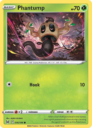 Phantump (016/196) [Espada y escudo: origen perdido] 