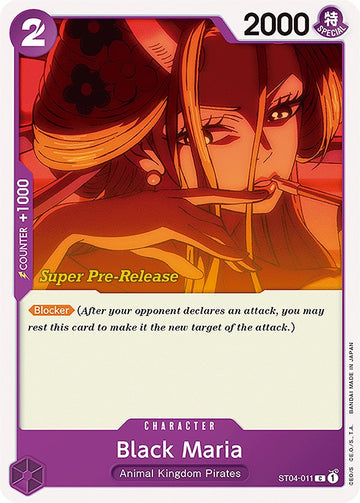 Black Maria [Super Mazo de inicio de prelanzamiento: Piratas del Reino Animal] 