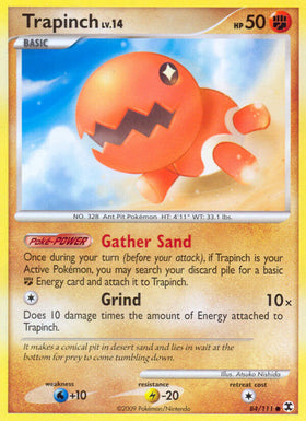 Trapinch (84/111) [Platino: Rivales en ascenso] 