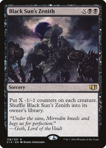 El cenit del Sol Negro [Commander 2014] 
