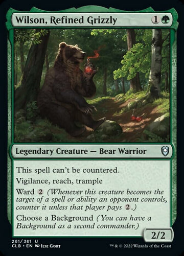 Wilson, el oso grizzly refinado [Commander Legends: Battle for Baldur's Gate] 