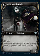 Innocent Traveler // Malicious Invader (Showcase Fang Frame) [Innistrad: Crimson Vow]-2